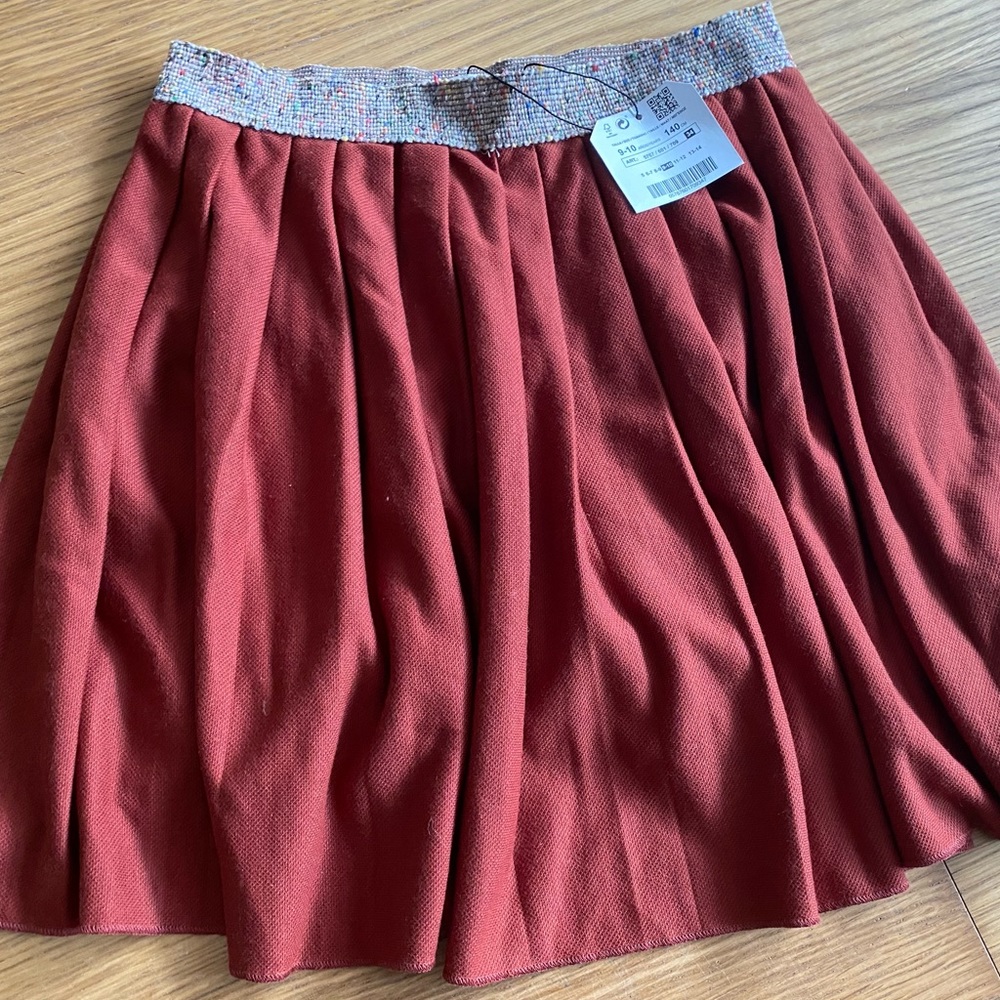 New Zara Girls App Pleated Skirt Size 9-10